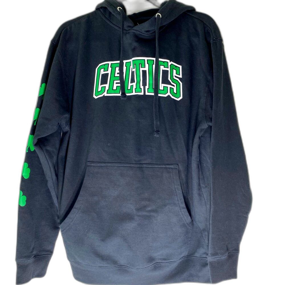 Mitchell & Ness Sweatshirt  Men’s Size M Black Boston Celtics Graphic Hoodie